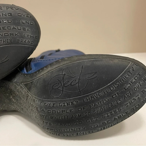 Eject Blue Leather Women’s Boot  in US 6 or EU 36 Made in Portugal - Picture 13 of 14